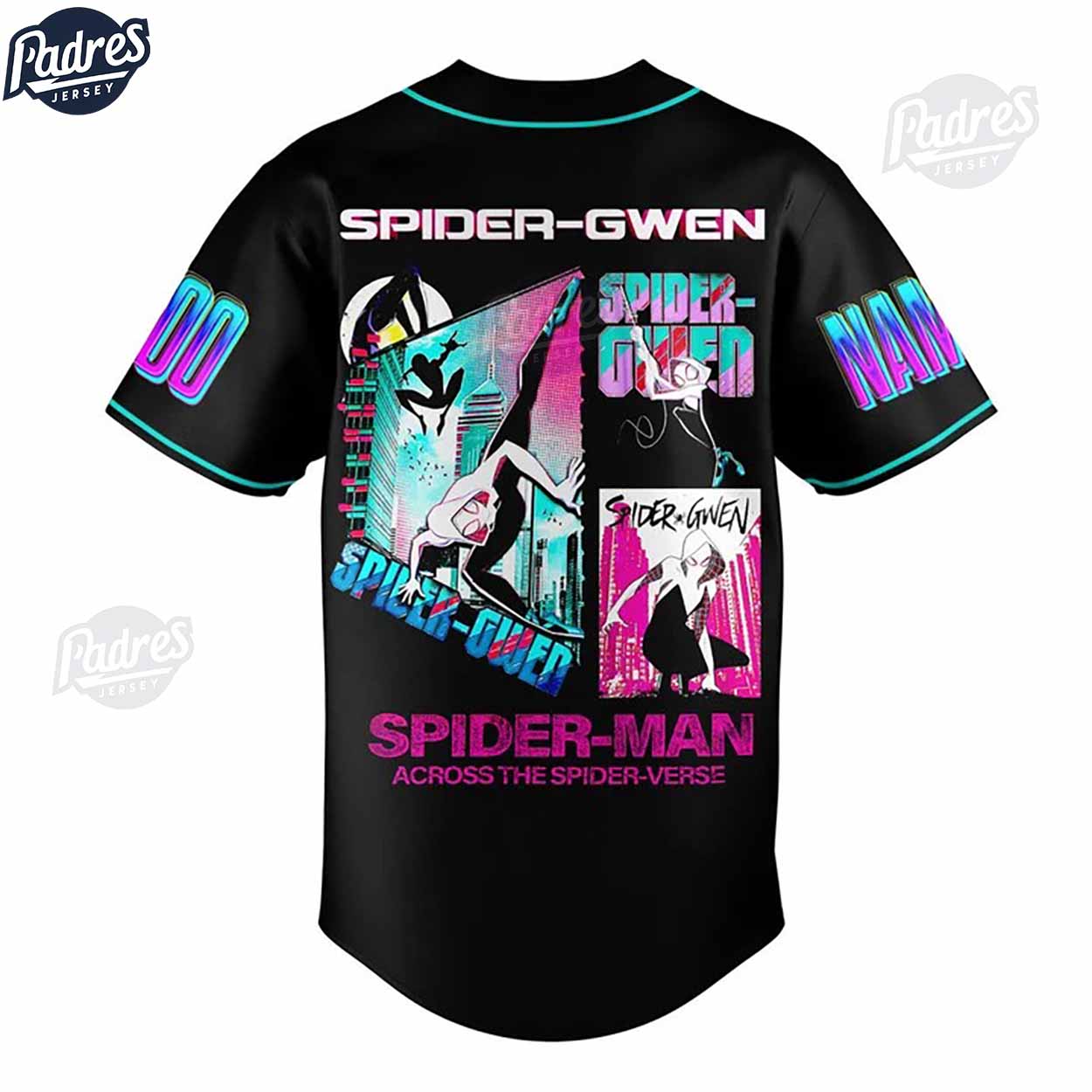 Custom Spider-Gwen Baseball Jersey - Padres Jersey Oasis: Elevate Your Baseball Style Game