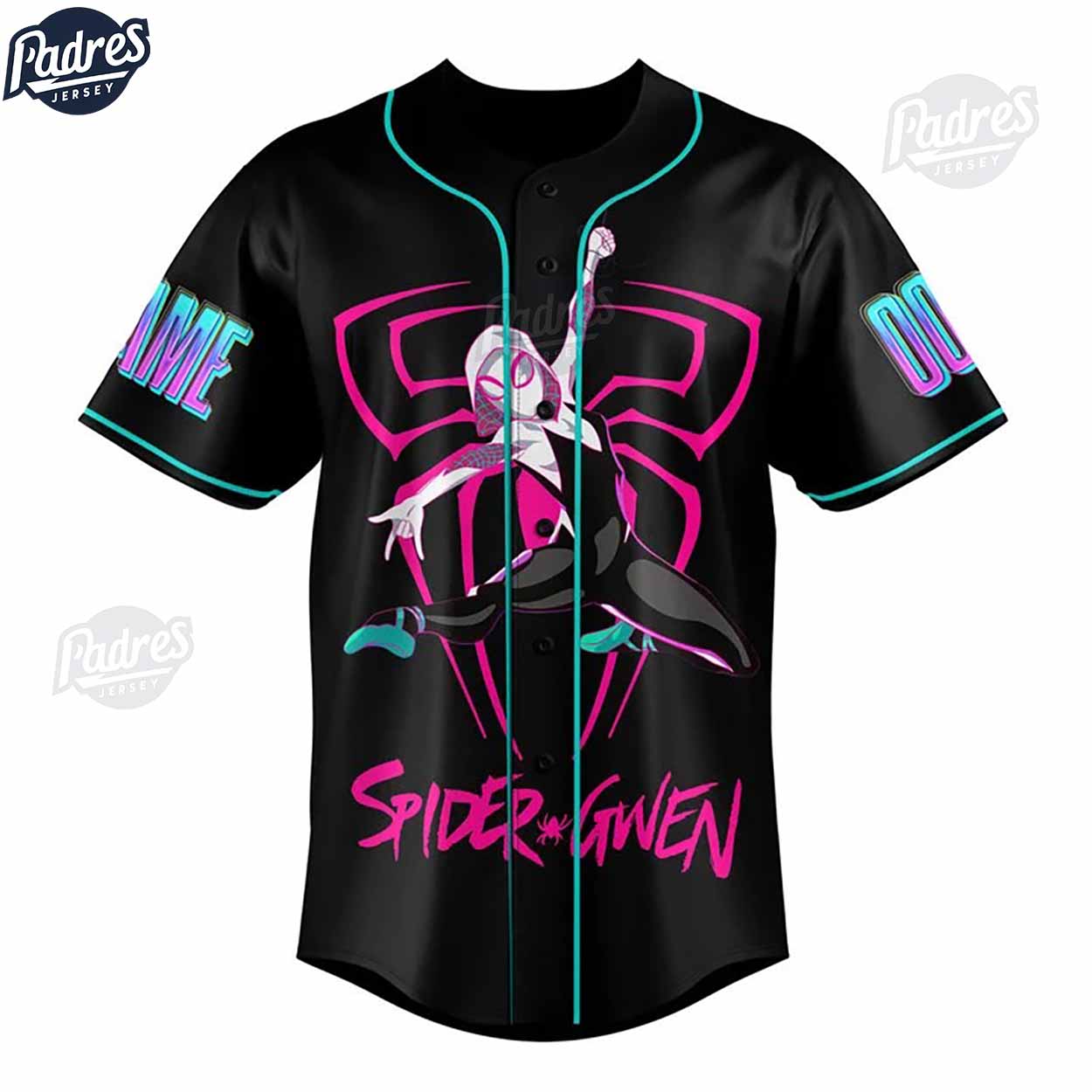 Custom Spider-Gwen Baseball Jersey - Padres Jersey Oasis: Elevate Your Baseball Style Game