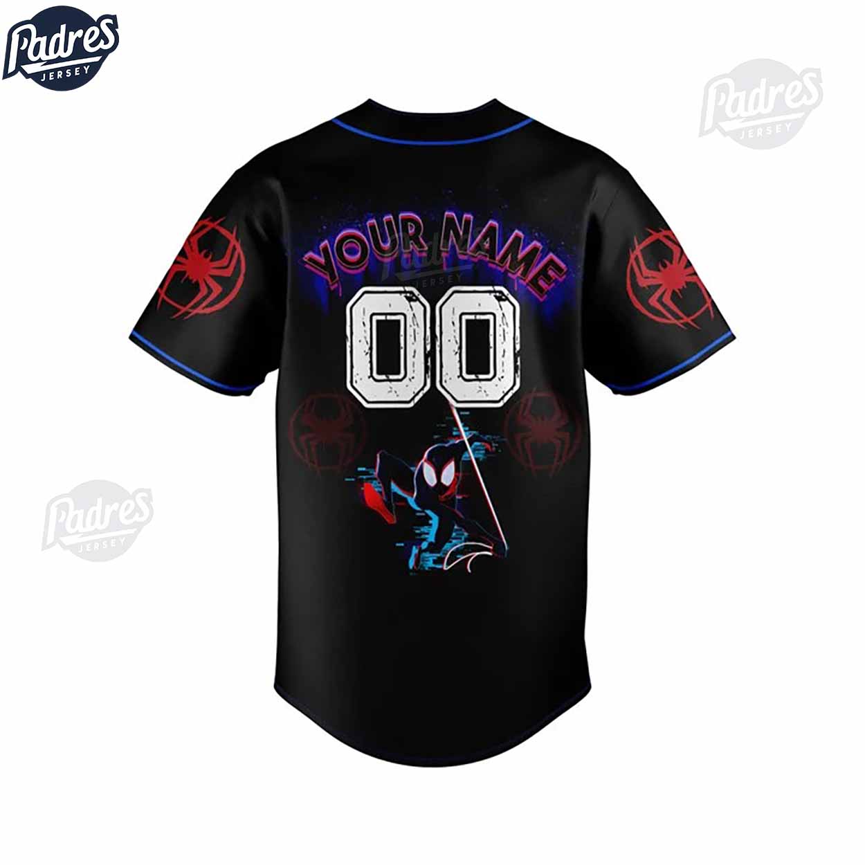 Custom Spider-Man 3D Baseball Jersey - Padres Jersey Oasis: Elevate Your Baseball Style Game