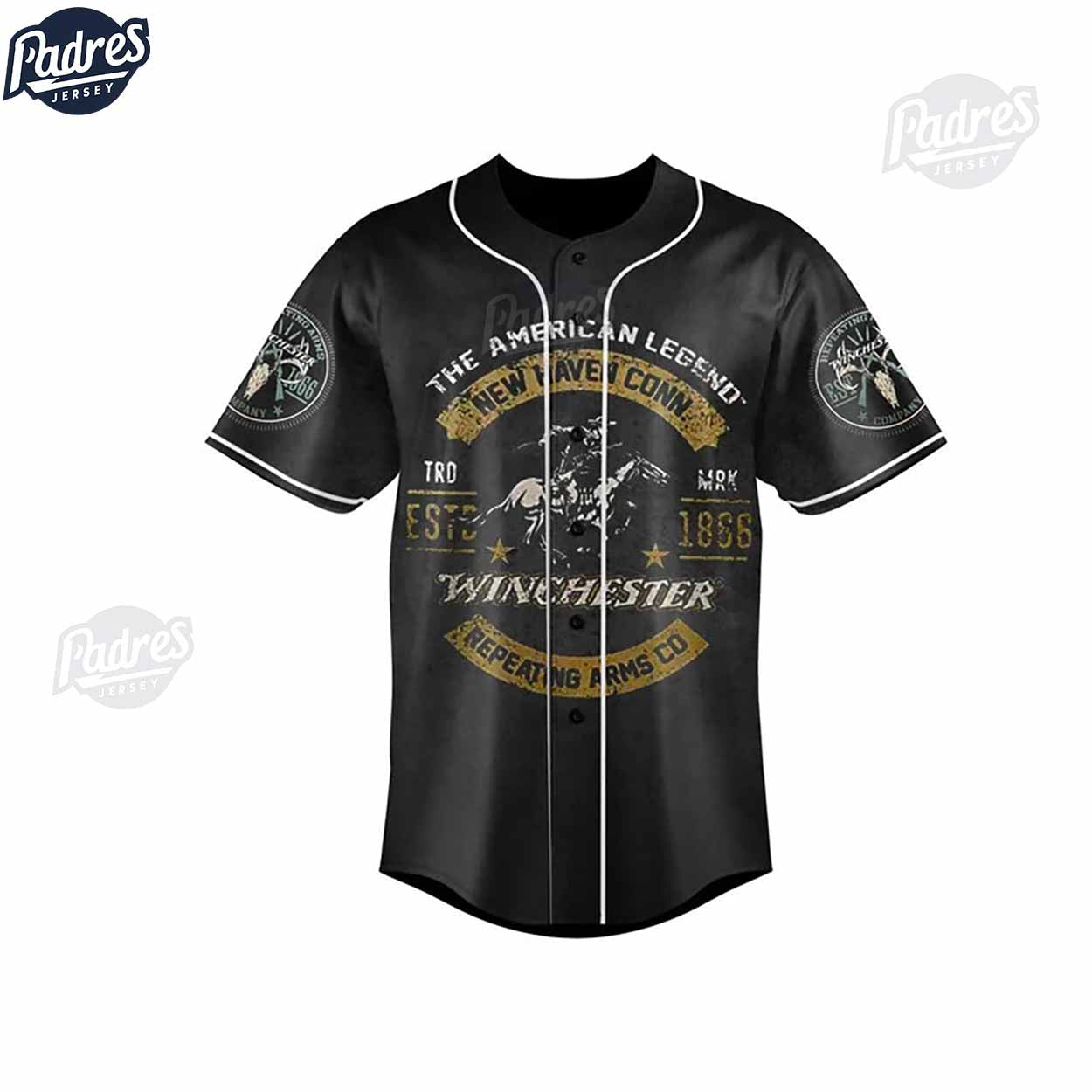 Custom Supernatural Winchester Repeating Arms Company Baseball Jersey - Padres Jersey Oasis: Elevate Your Baseball Style Game