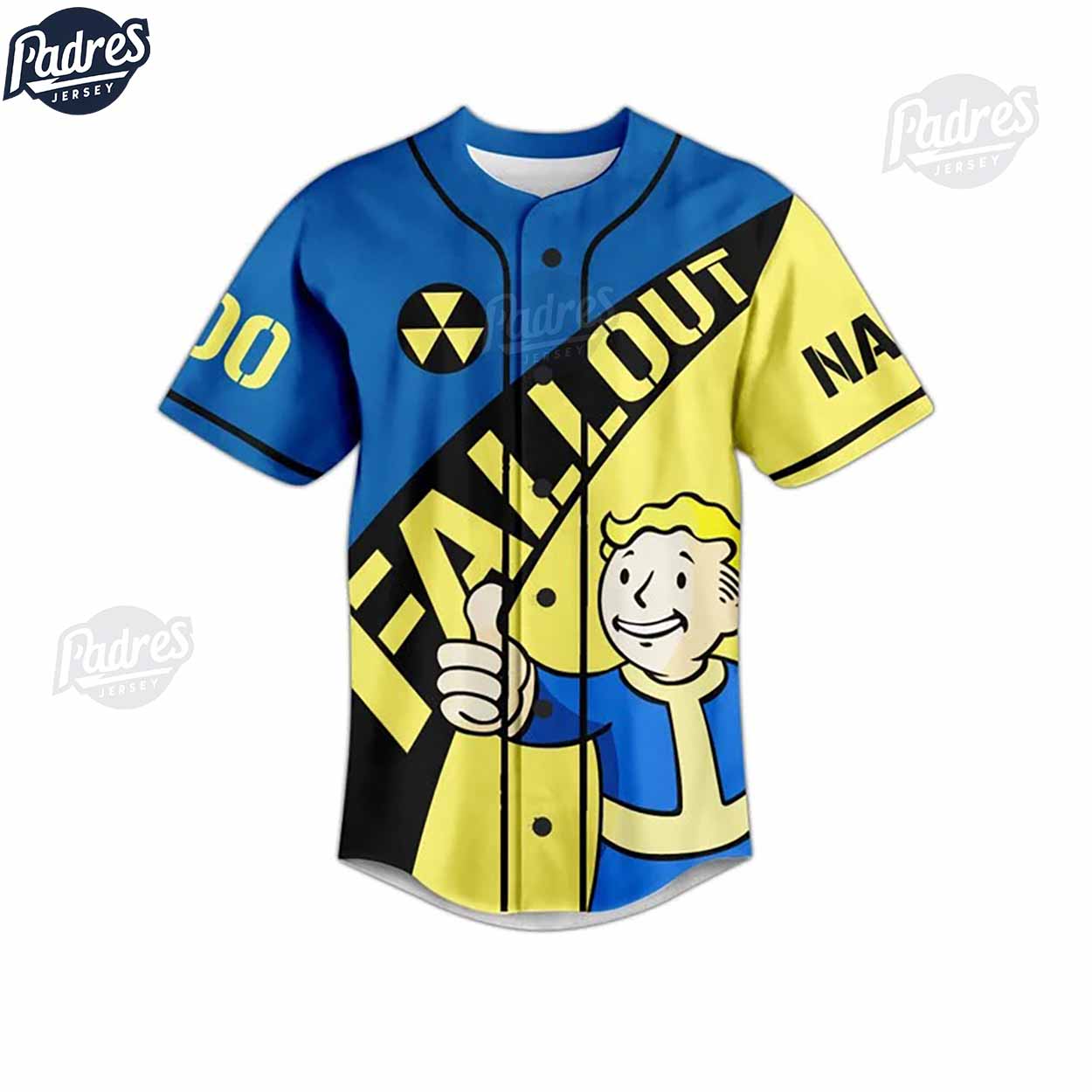 Custom Surface Never Fallout Vault Forever Baseball Jersey Style - Padres Jersey Oasis: Elevate Your Baseball Style Game