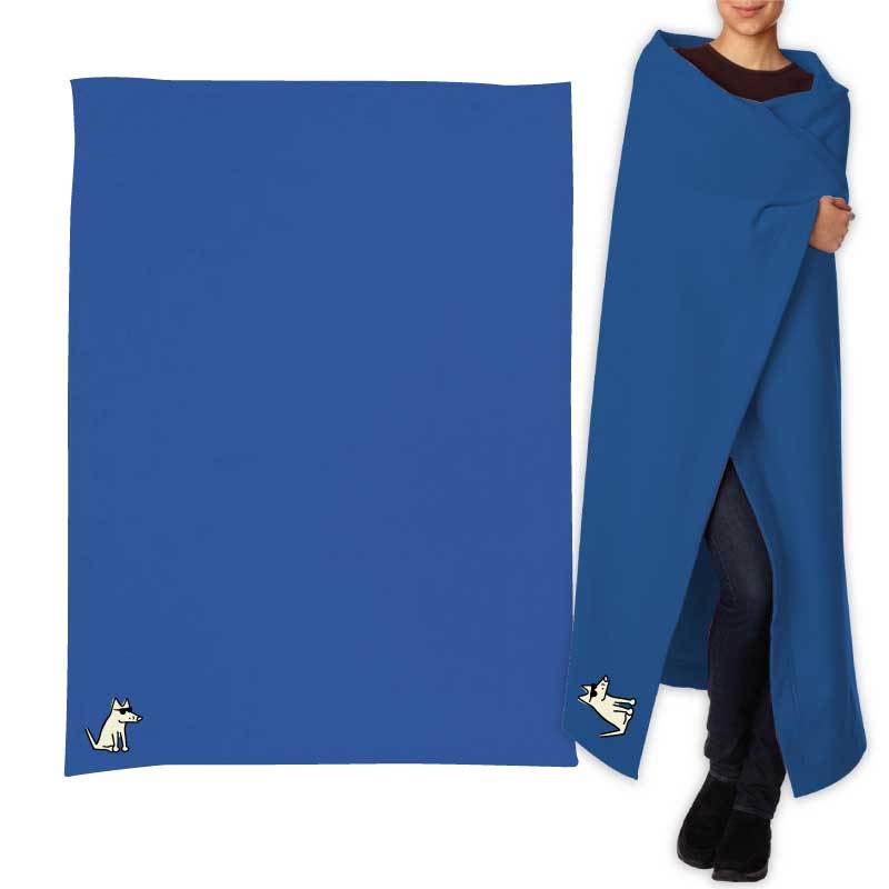 Teddy's Sweatshirt Blanket - Royal