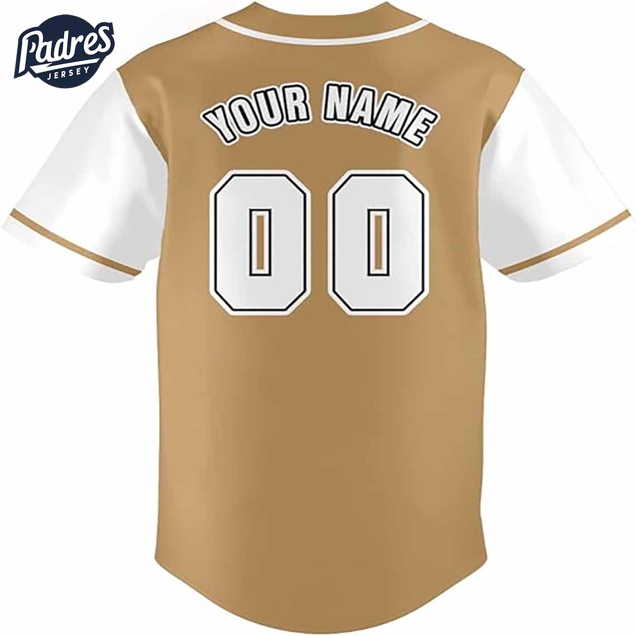 Custom Team Baseball Jerseys Gold Baseball Jersey - Padres Jersey Oasis: Elevate Your Baseball Style Game