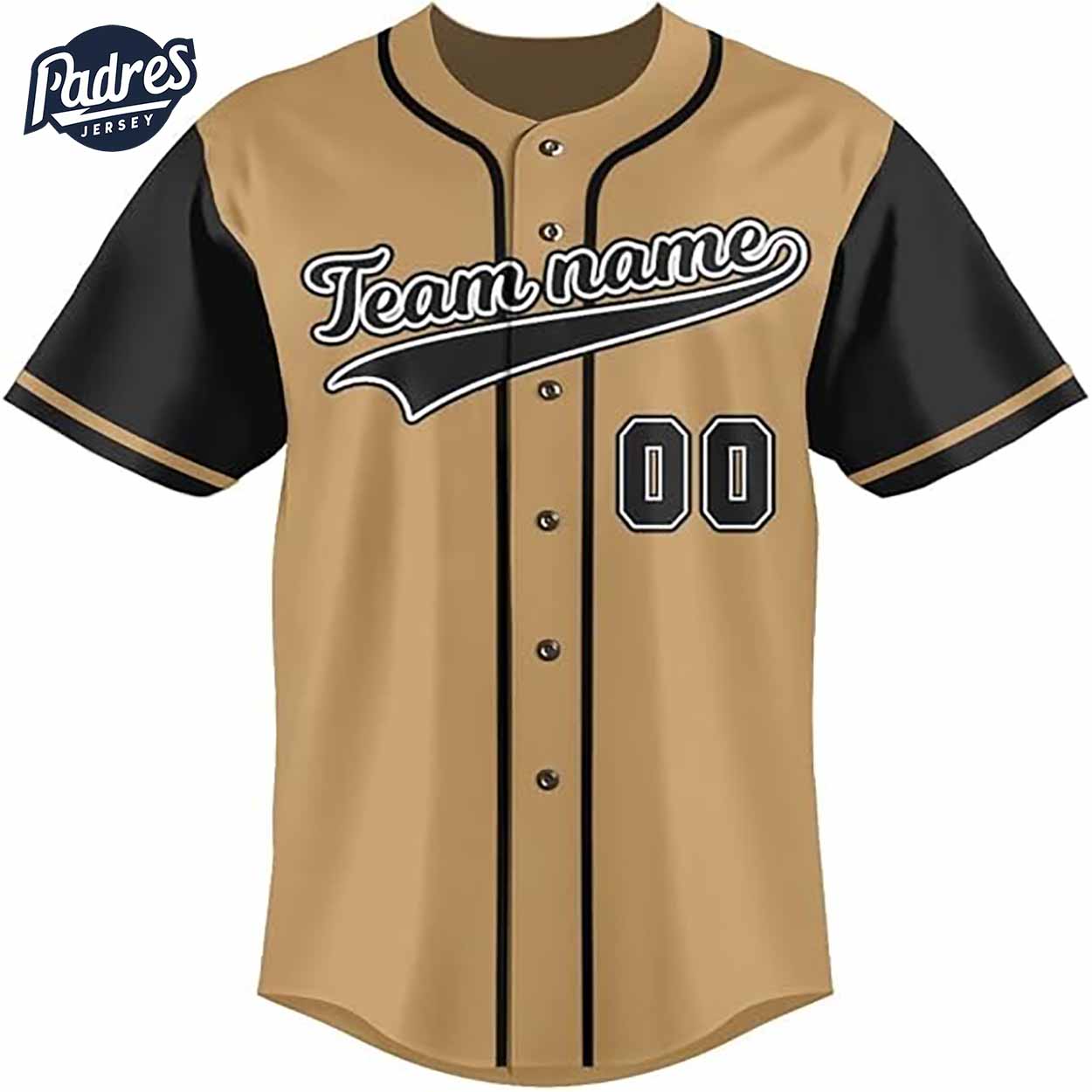 Custom Team Baseball Jerseys Gold Baseball Jersey Style - Padres Jersey Oasis: Elevate Your Baseball Style Game