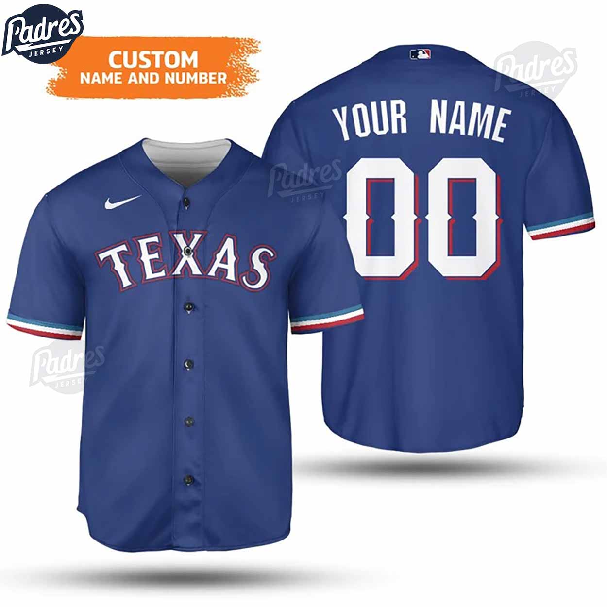 Custom Team Texas Rangers Baseball Jersey For Fans - Padres Jersey Oasis: Elevate Your Baseball Style Game