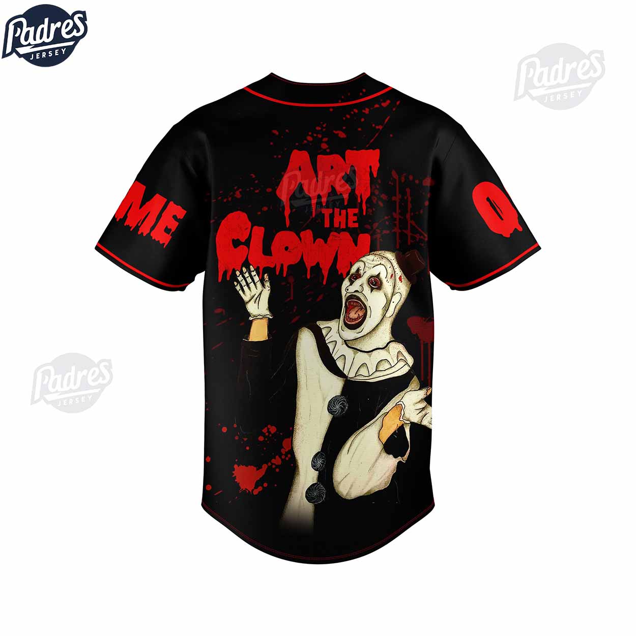 Custom Terrifier Baseball Jersey - Padres Jersey Oasis: Elevate Your Baseball Style Game