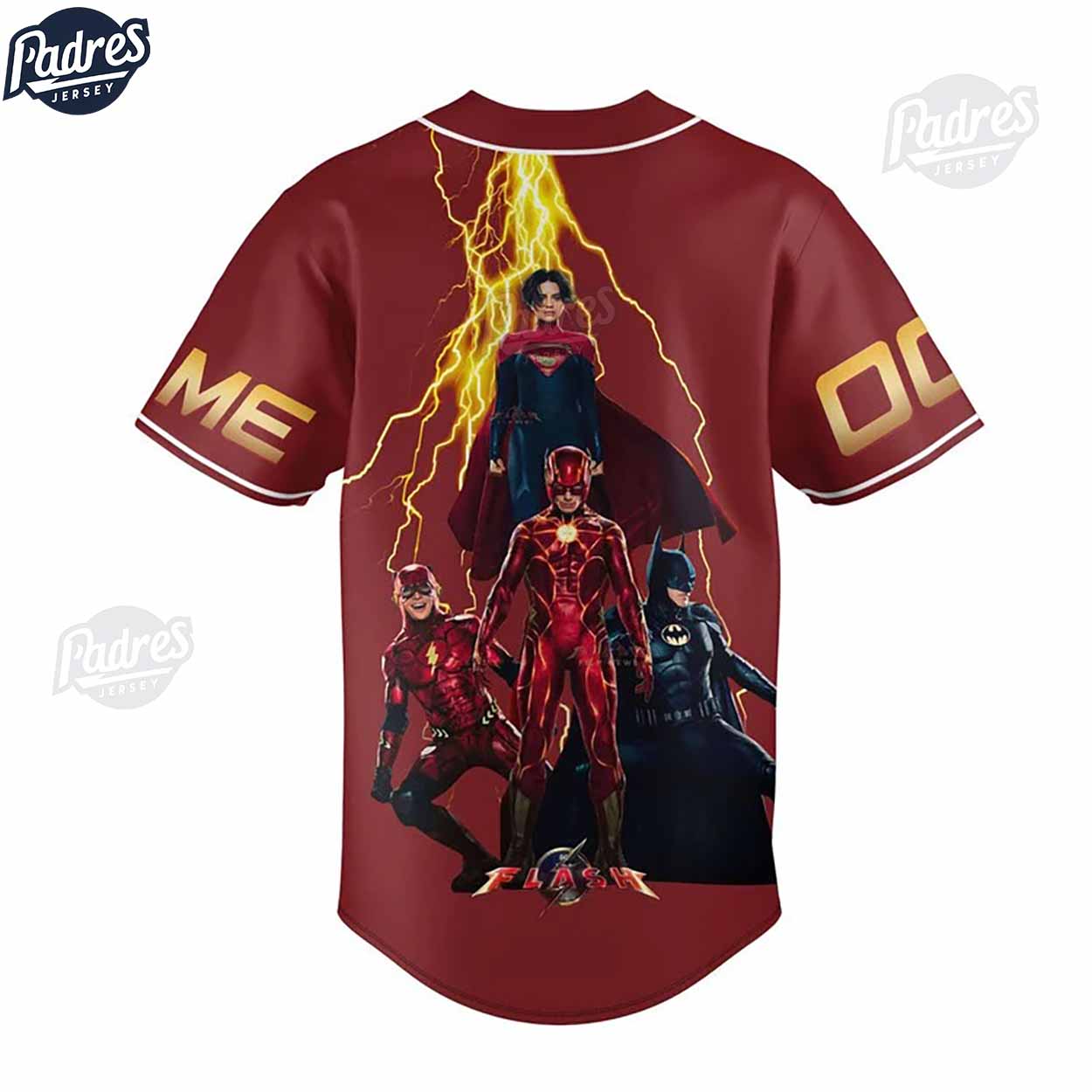Custom The Flash Film New Red Baseball Jersey - Padres Jersey Oasis: Elevate Your Baseball Style Game