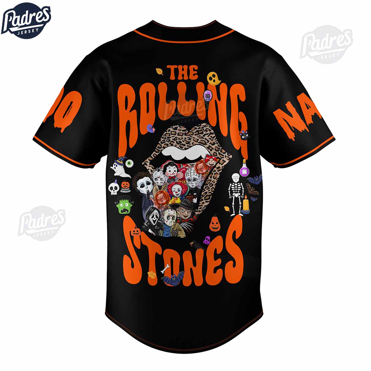 Custom The Rolling Stones Halloween Baseball Jersey Style - Padres Jersey Oasis: Elevate Your Baseball Style Game