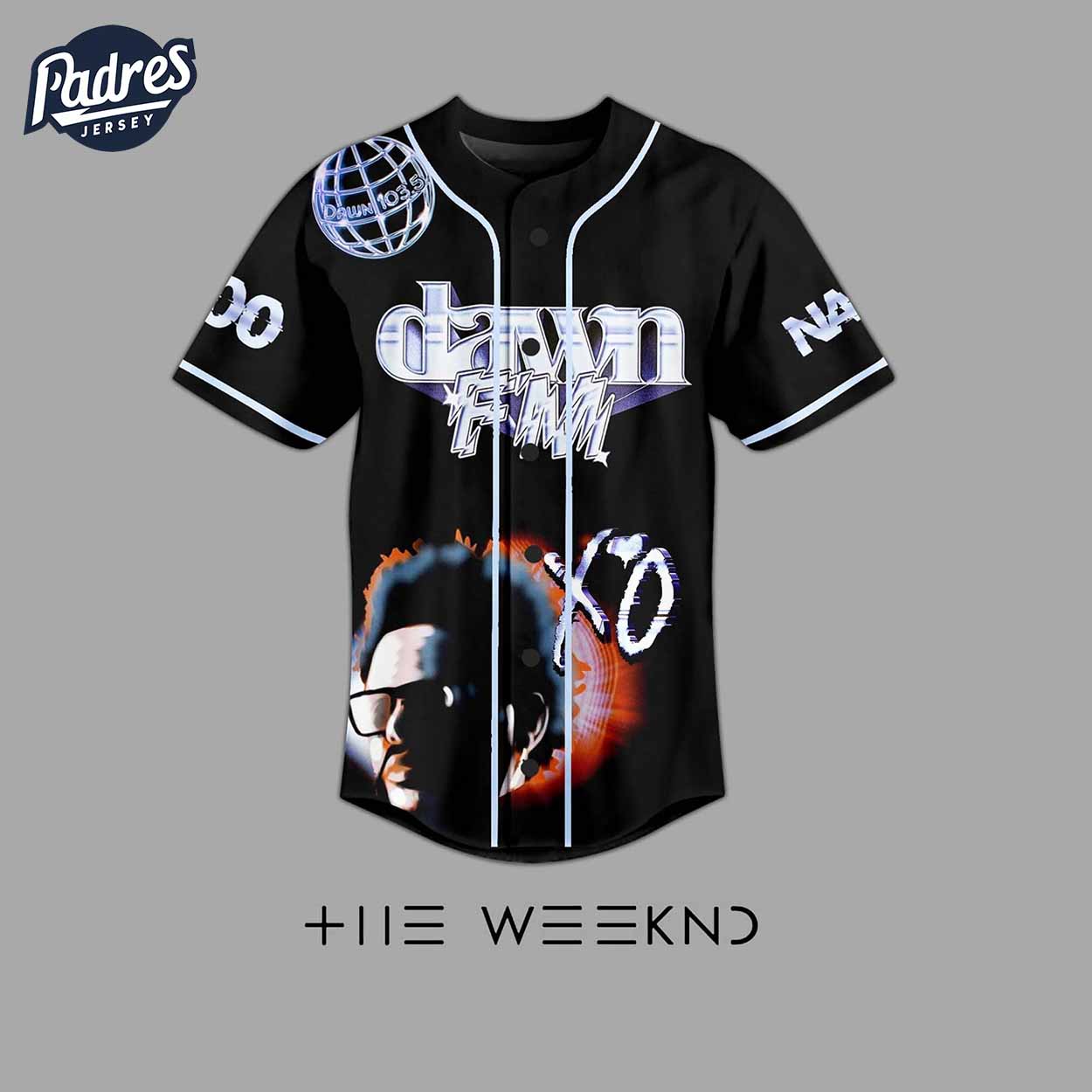 Custom The Weeknd Dawn FM Baseball Jersey - Padres Jersey Oasis: Elevate Your Baseball Style Game
