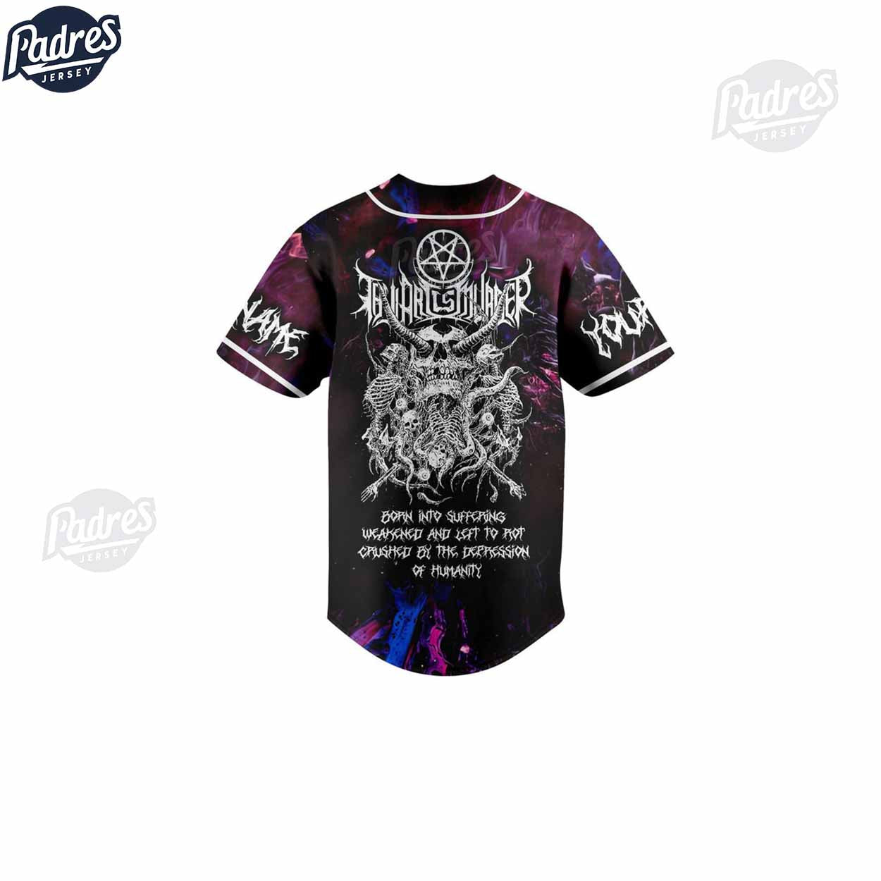 Custom Thy Art Is Murder Baseball Jersey Style - Padres Jersey Oasis: Elevate Your Baseball Style Game