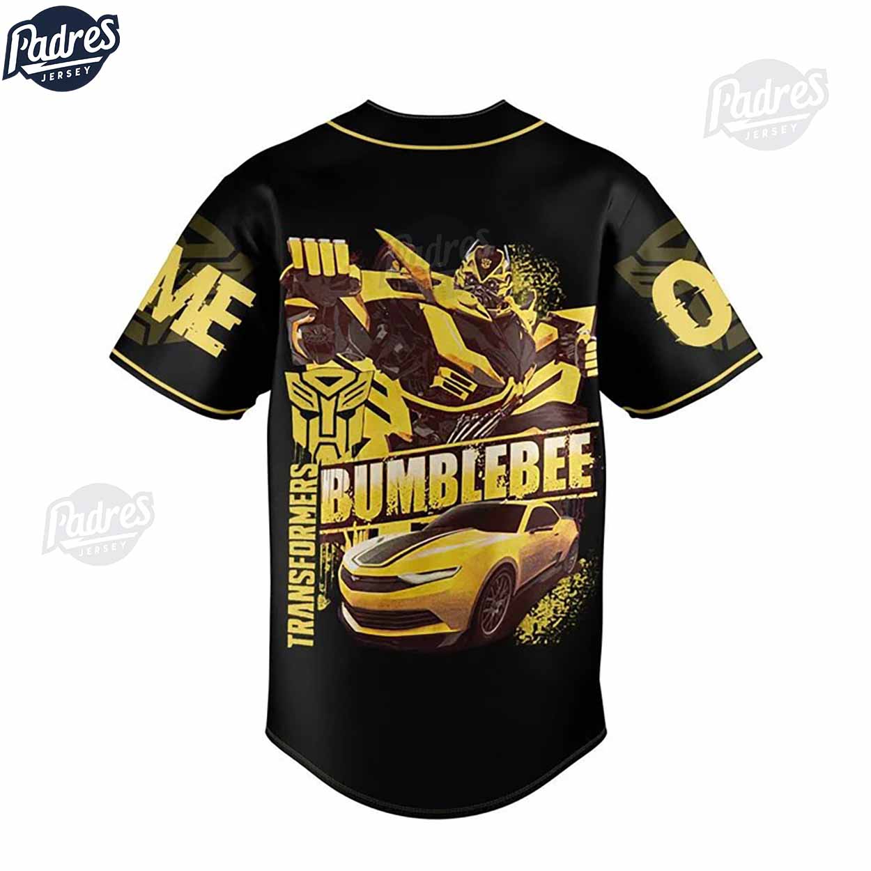 Custom Transformers BumBlebee Baseball Jersey - Padres Jersey Oasis: Elevate Your Baseball Style Game