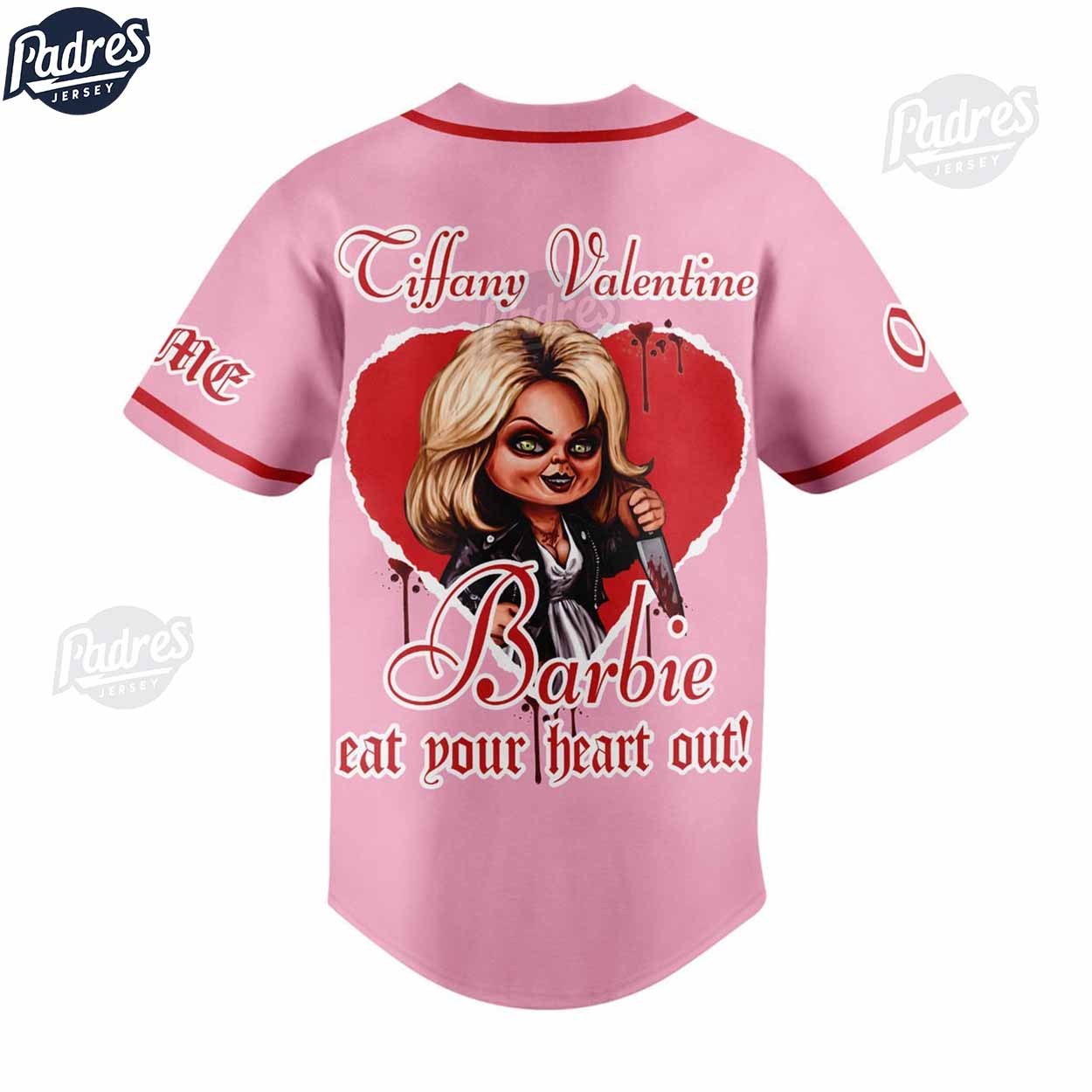 Custom Valentine Child's Play Ciffany Baseball Jersey - Padres Jersey Oasis: Elevate Your Baseball Style Game