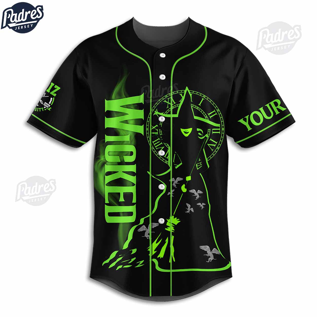 Custom Wicked Deluxe Defying Gravity Baseball Jersey - Padres Jersey Oasis: Elevate Your Baseball Style Game
