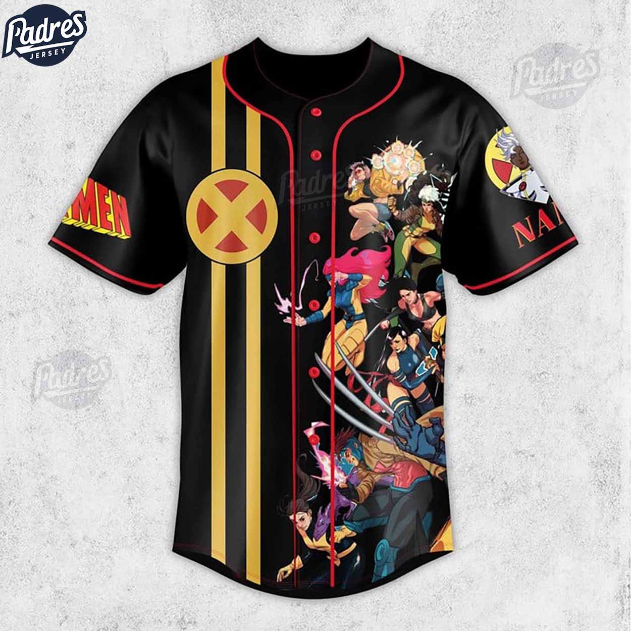 Custom X-Men 97 Storm Baseball Jersey - Padres Jersey Oasis: Elevate Your Baseball Style Game
