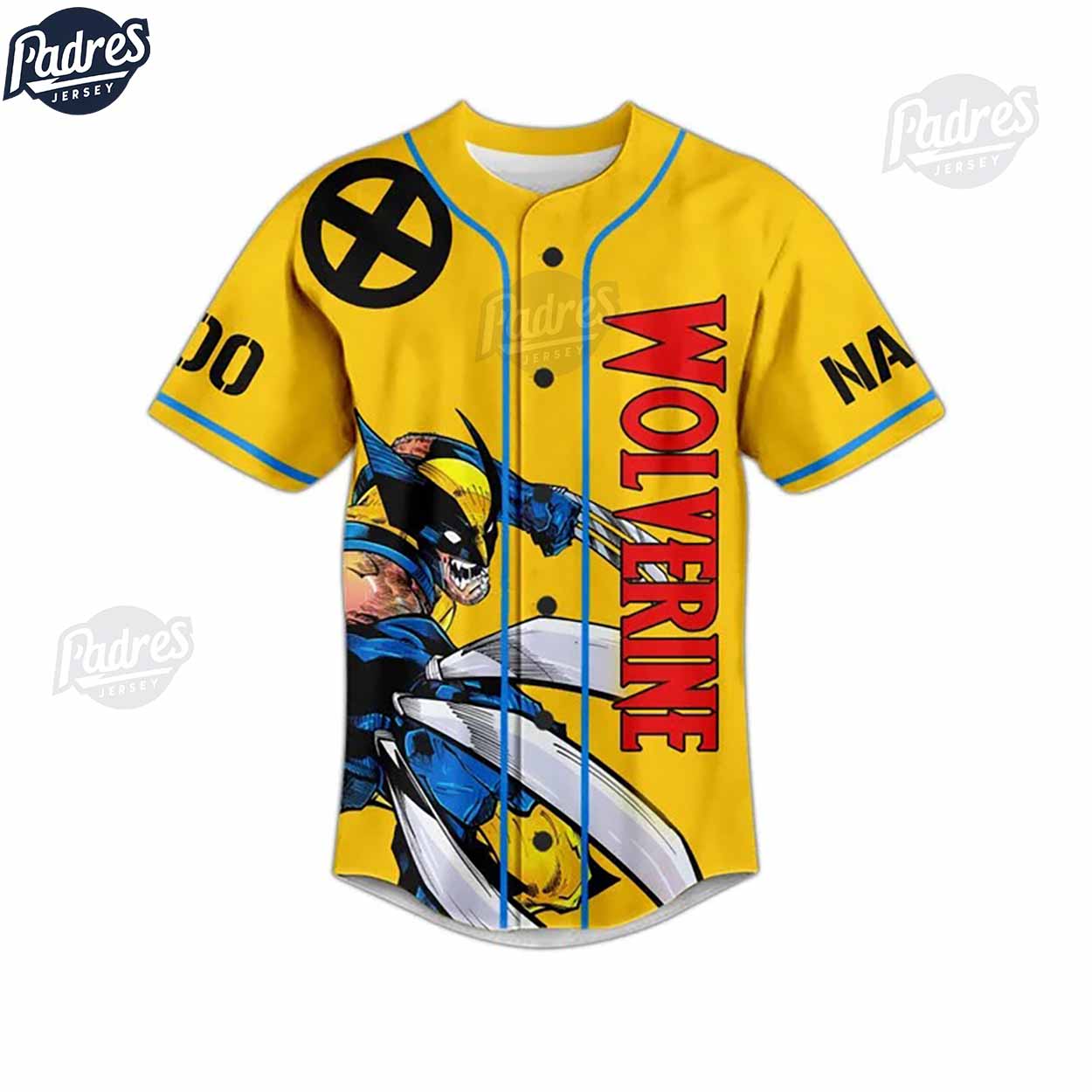 Custom X-Men 97 Wolverine Man Made Me A Weapon Baseball Jersey - Padres Jersey Oasis: Elevate Your Baseball Style Game