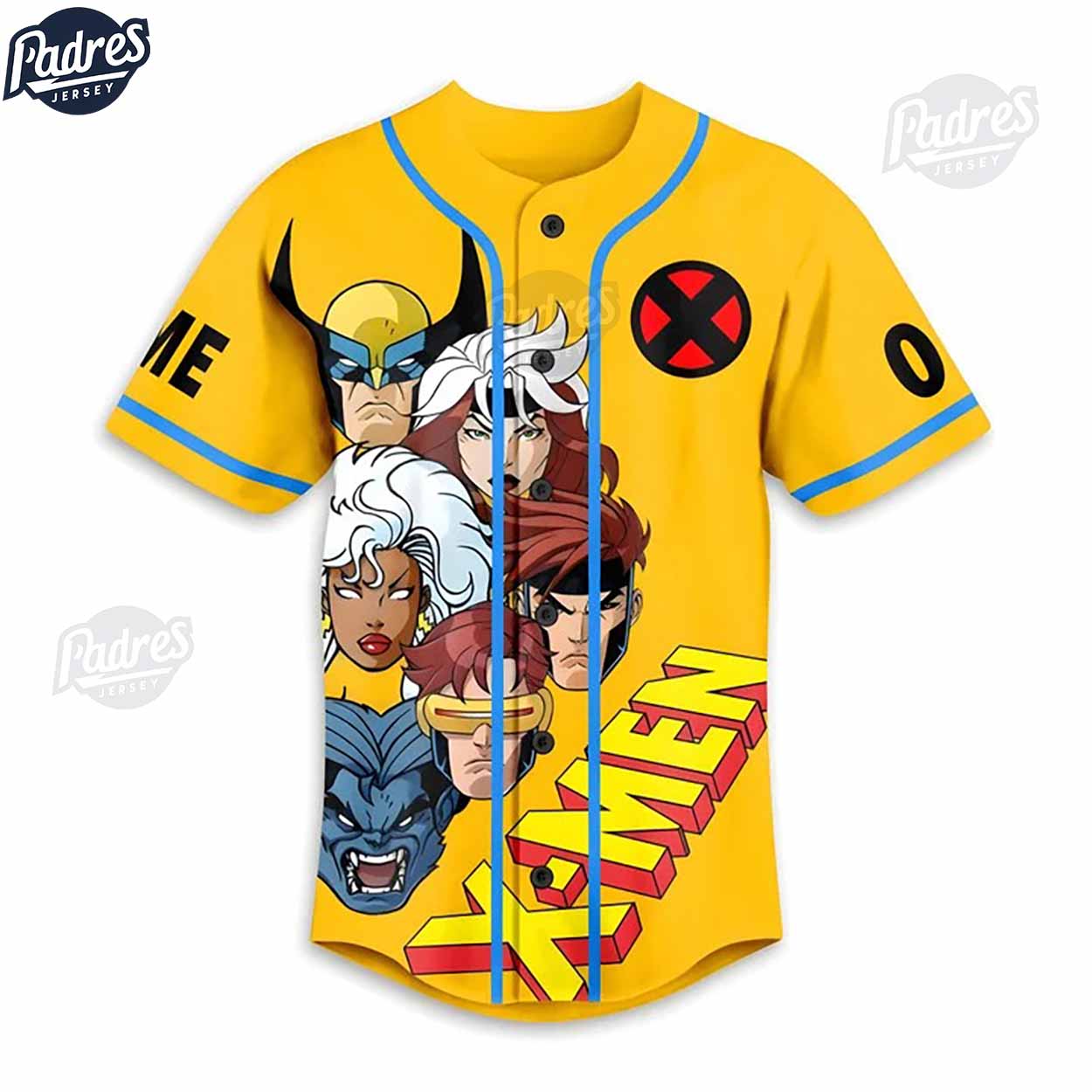 Custom X-men 97 Mutant Proud Retro Baseball Jersey - Padres Jersey Oasis: Elevate Your Baseball Style Game