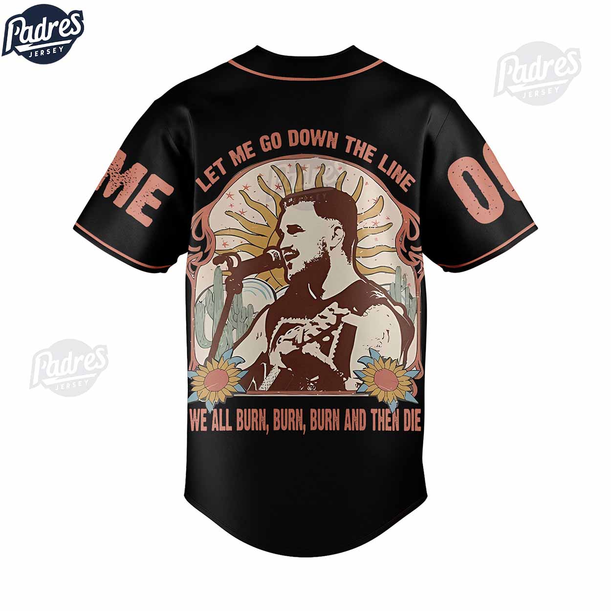 Custom Zach Bryan World Tour Baseball Jersey - Padres Jersey Oasis: Elevate Your Baseball Style Game