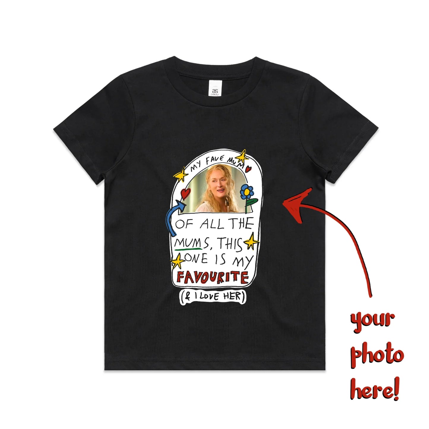 Custom Favourite Mum Kids Tee