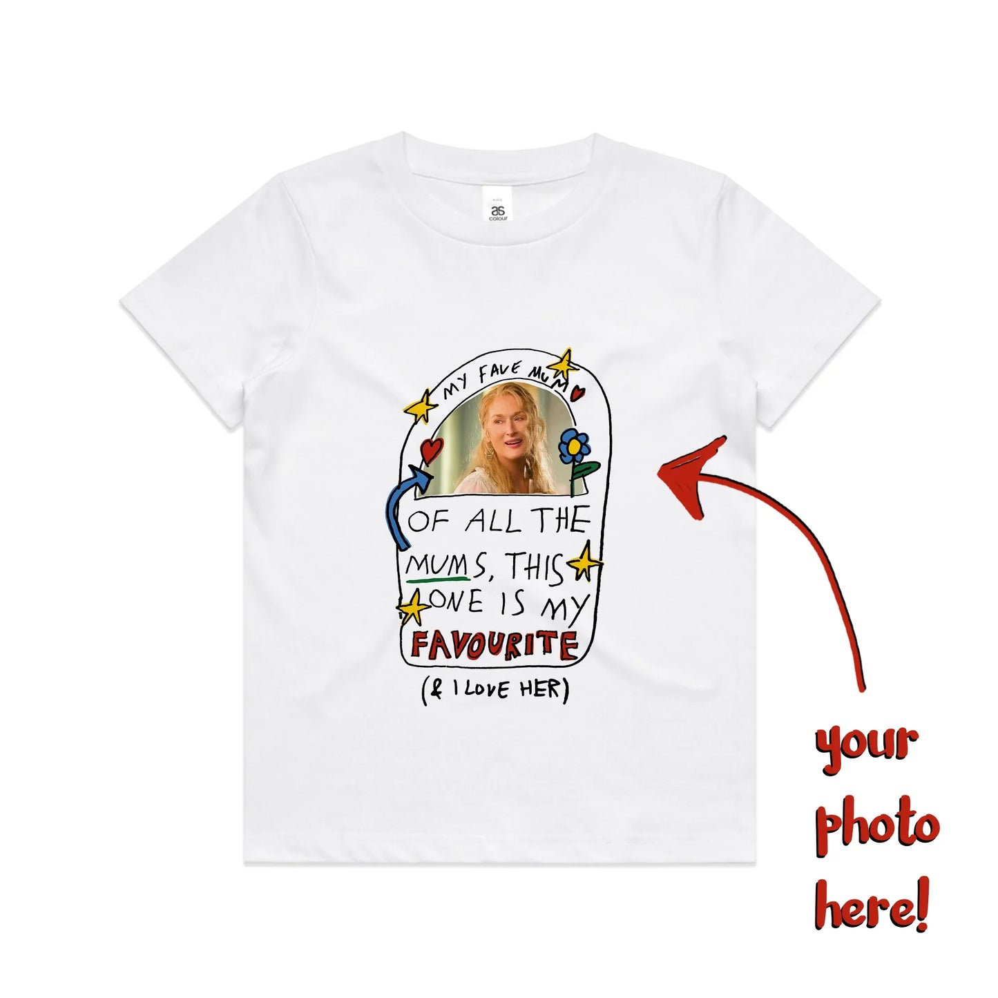 Custom Favourite Mum Kids Tee