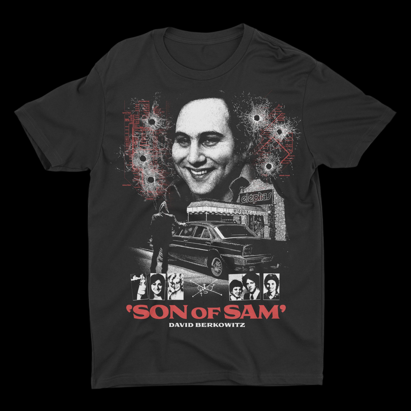 David Berkowitz Ã¢â‚¬Å“Son of SamÃ¢â‚¬Â T-Shirt