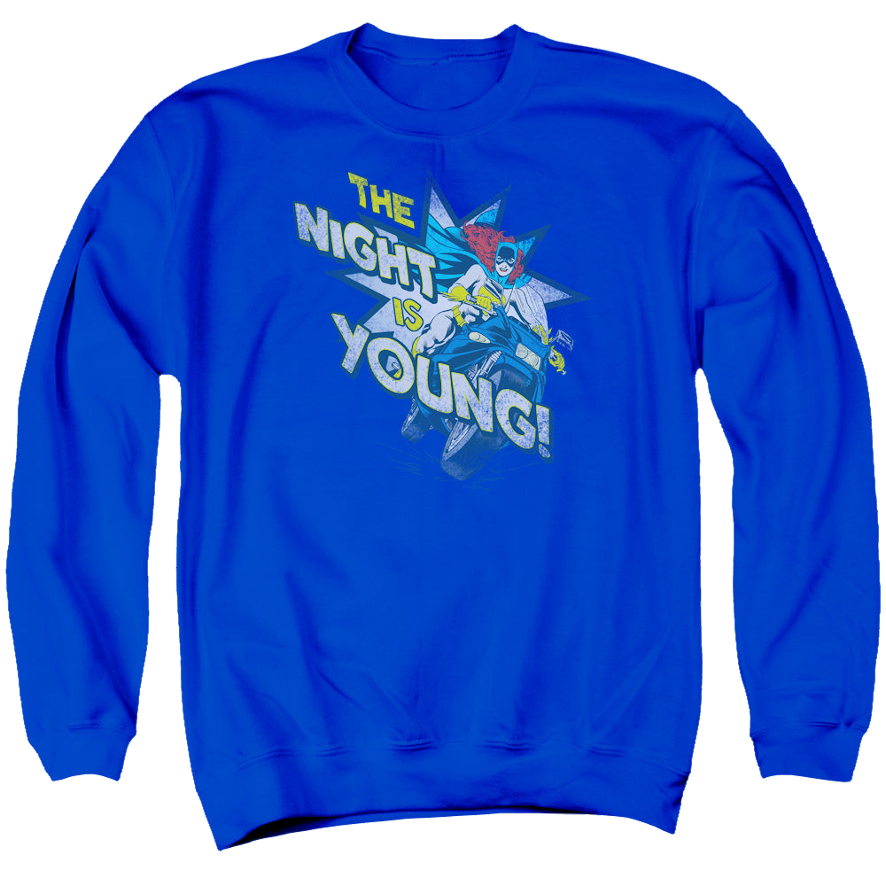 Batgirl The Night Is Young - Men's Crewneck Sweatshirt