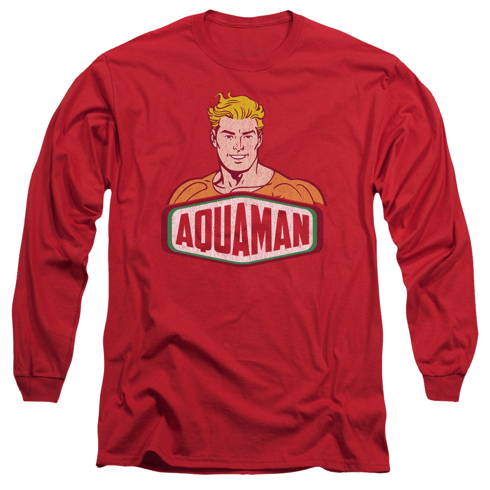 Aquaman Aquaman Sign - Men's Long Sleeve T-Shirt