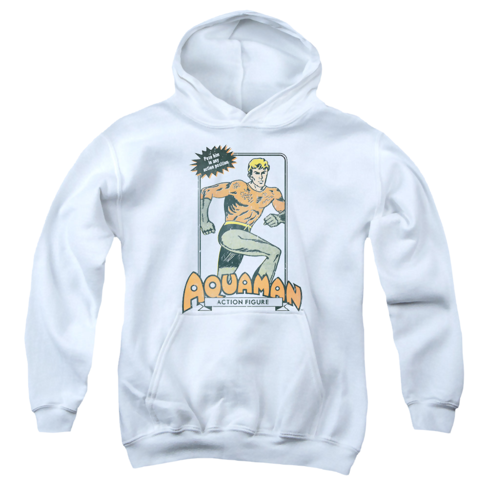 Aquaman Am Action Figure - Youth Hoodie