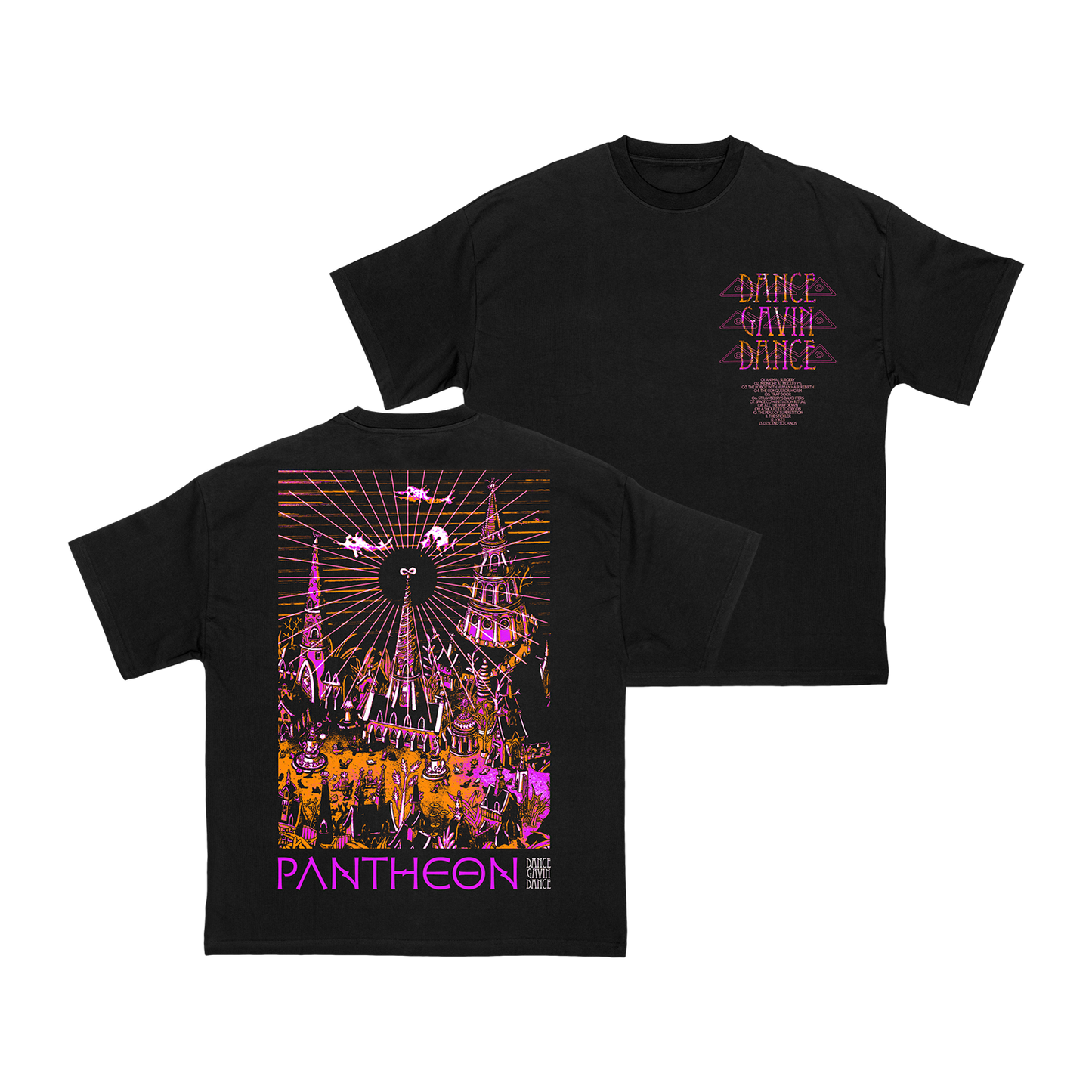 Dance Gavin Dance / Back Pantheon Tee