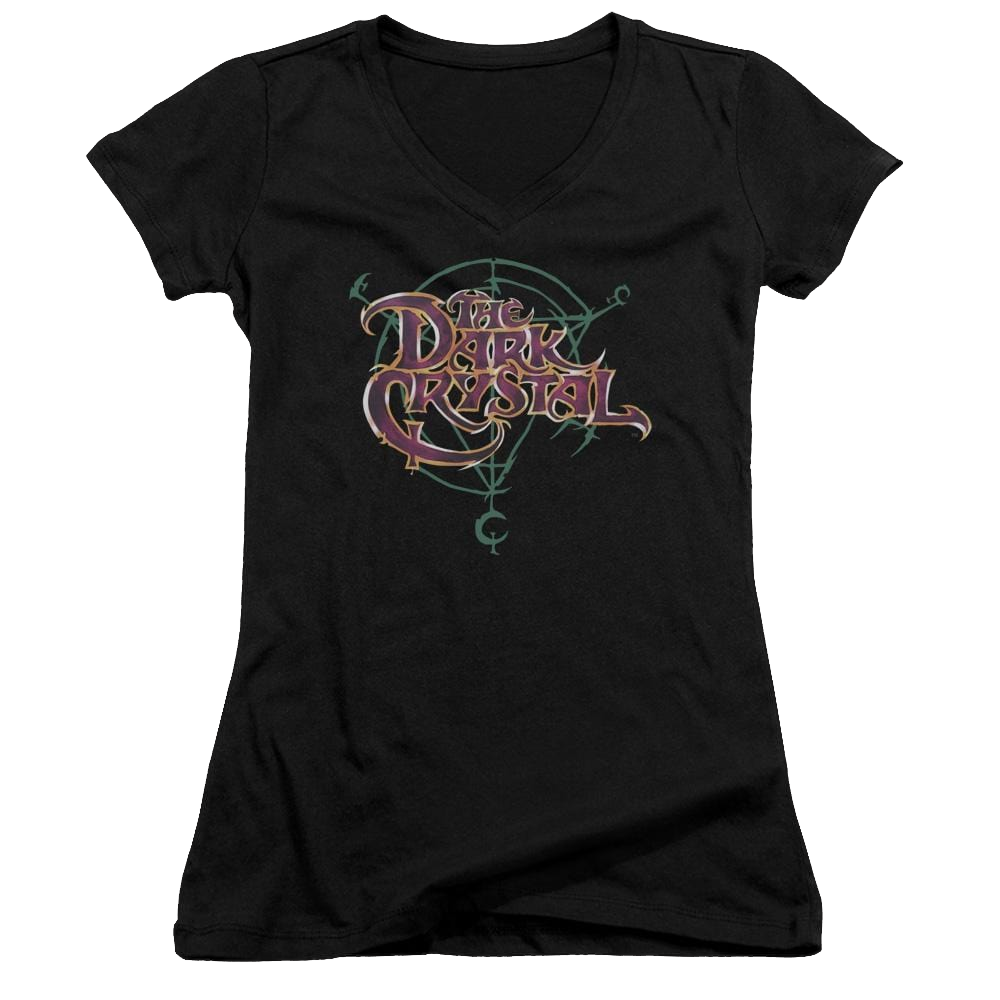 Dark Crystal Symbol Logo - Juniors V-Neck T-Shirt