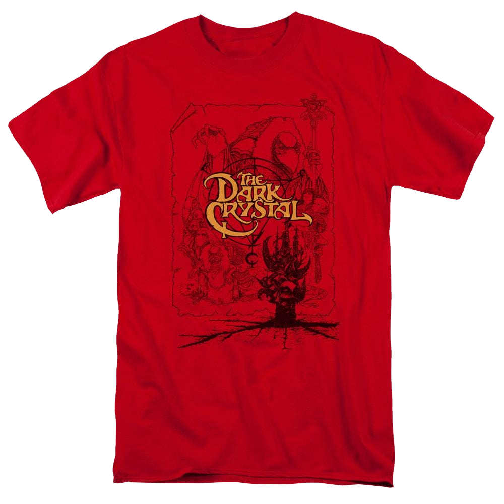 Dark Crystal Poster Lines - Men's Regular Fit T-Shirt