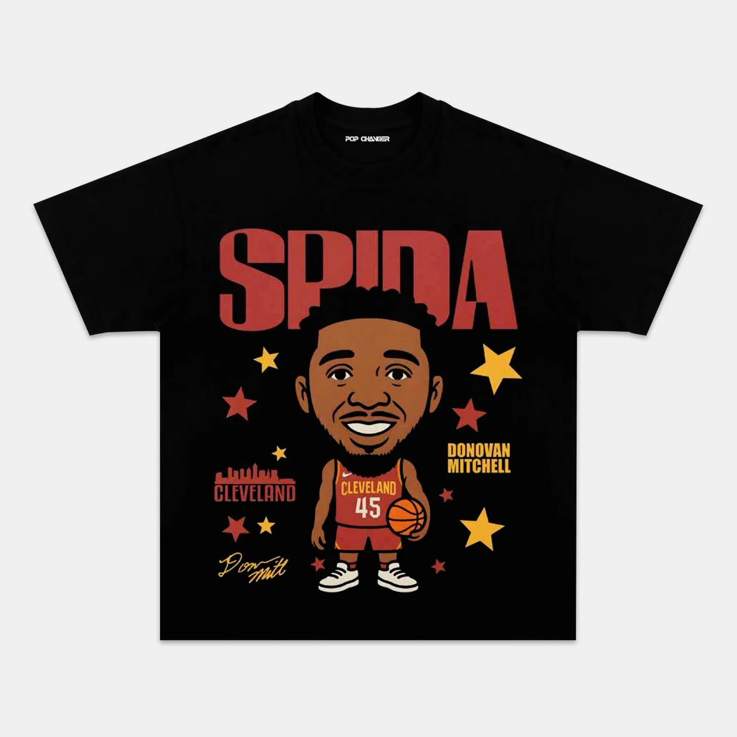 DONOVAN MITCHELL CARTOON TEE Style001
