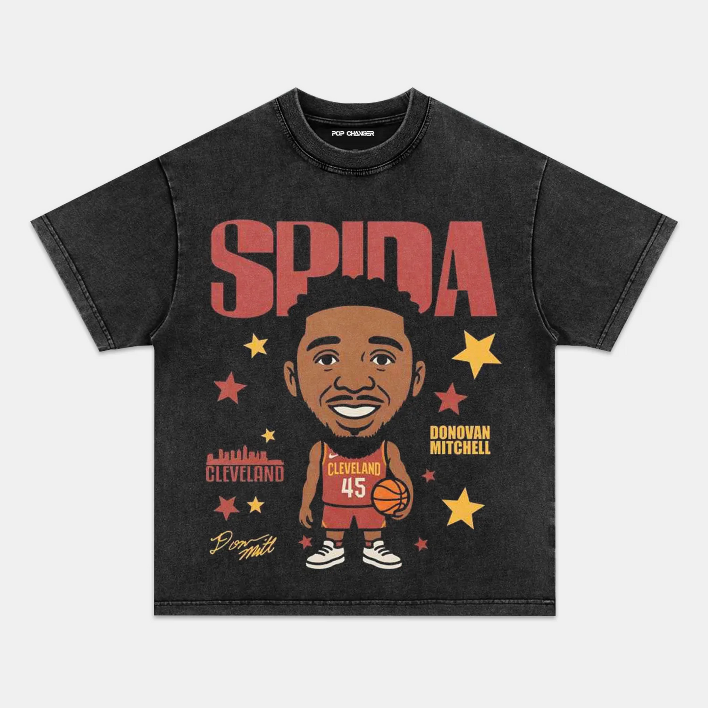 DONOVAN MITCHELL CARTOON TEE Style001