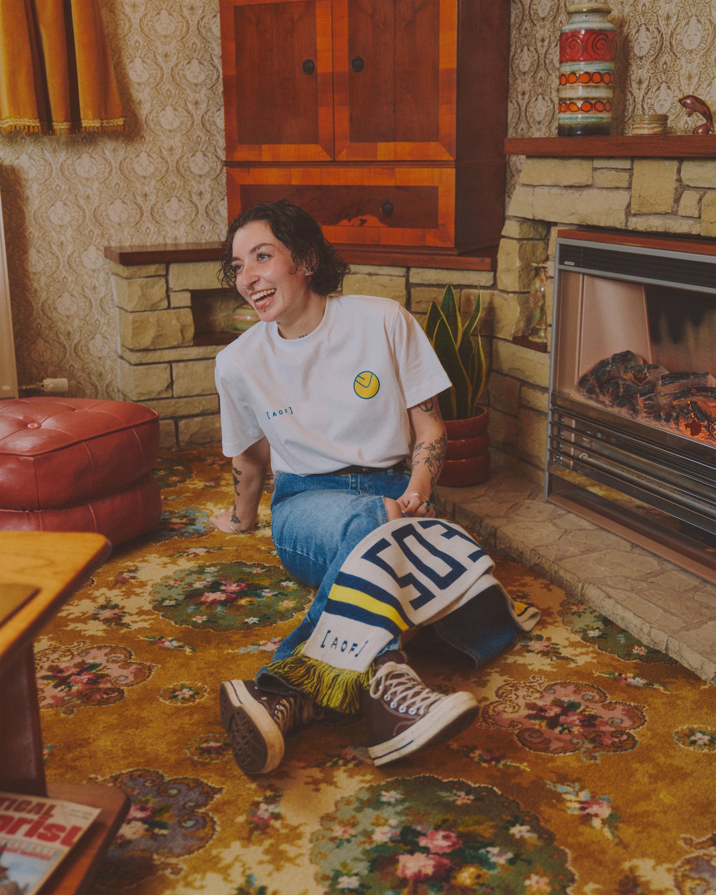 AOF x LUFC Smiley Tee