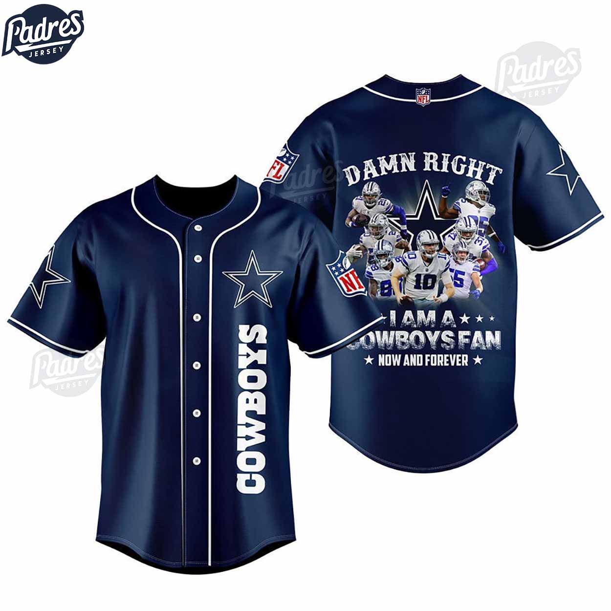 Damn Right Dallas Cowboys Baseball Jersey Outfit - Padres Jersey Oasis: Elevate Your Baseball Style Game