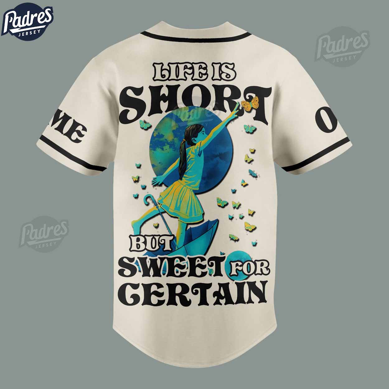 Dave Matthews Band Life Is Short But Sweet For Certain Custom Baseball Jersey - Padres Jersey Oasis: Elevate Your Baseball Style Game