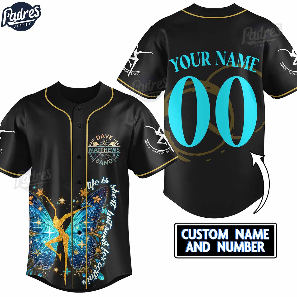 Dave Matthews Band Two Step Custom Baseball Jersey - Padres Jersey Oasis: Elevate Your Baseball Style Game