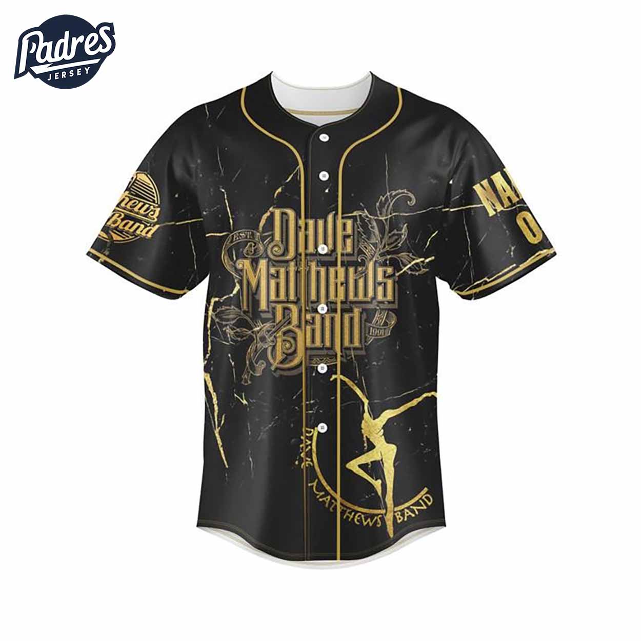 Dave Matthews Rock And Roll Hall Of Fame 2024 Custom Baseball Jersey - Padres Jersey Oasis: Elevate Your Baseball Style Game
