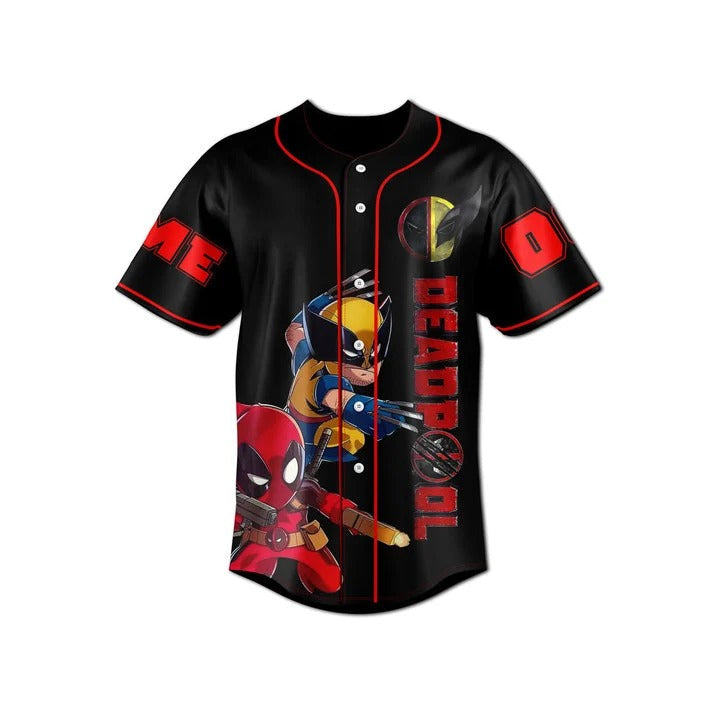 Deadpool 3 Wolverine Baseball Jersey - Padres Jersey Oasis: Elevate Your Baseball Style Game