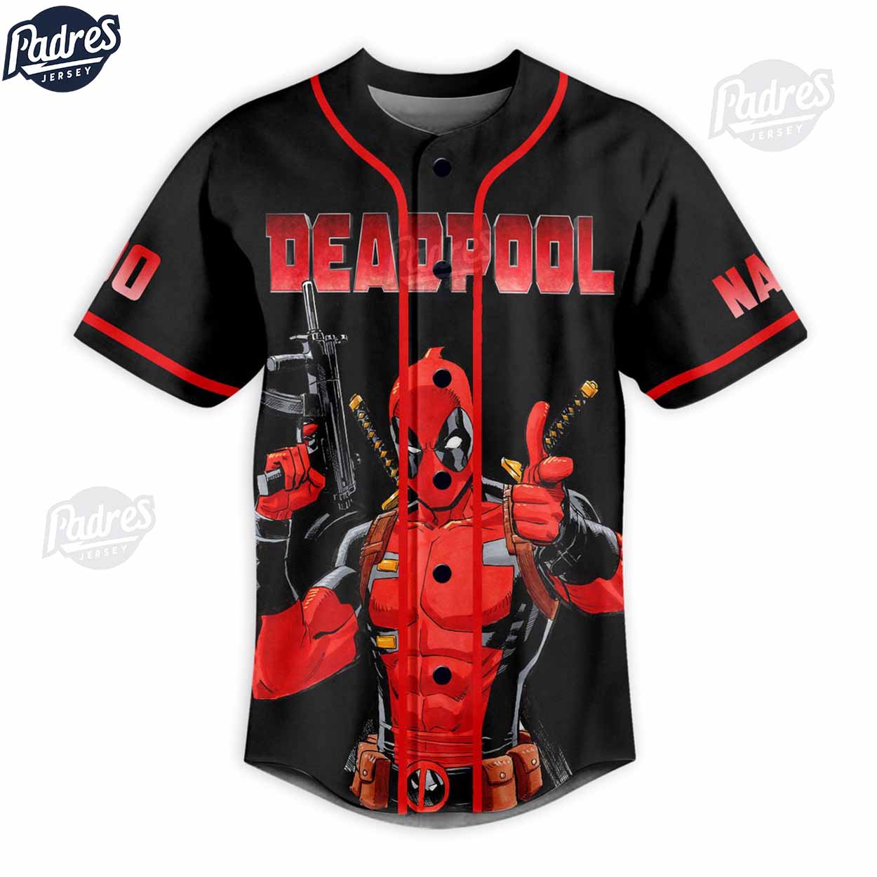 Deadpool Shhh! My Common Sense Is TingLing Custom Baseball Jersey Style - Padres Jersey Oasis: Elevate Your Baseball Style Game