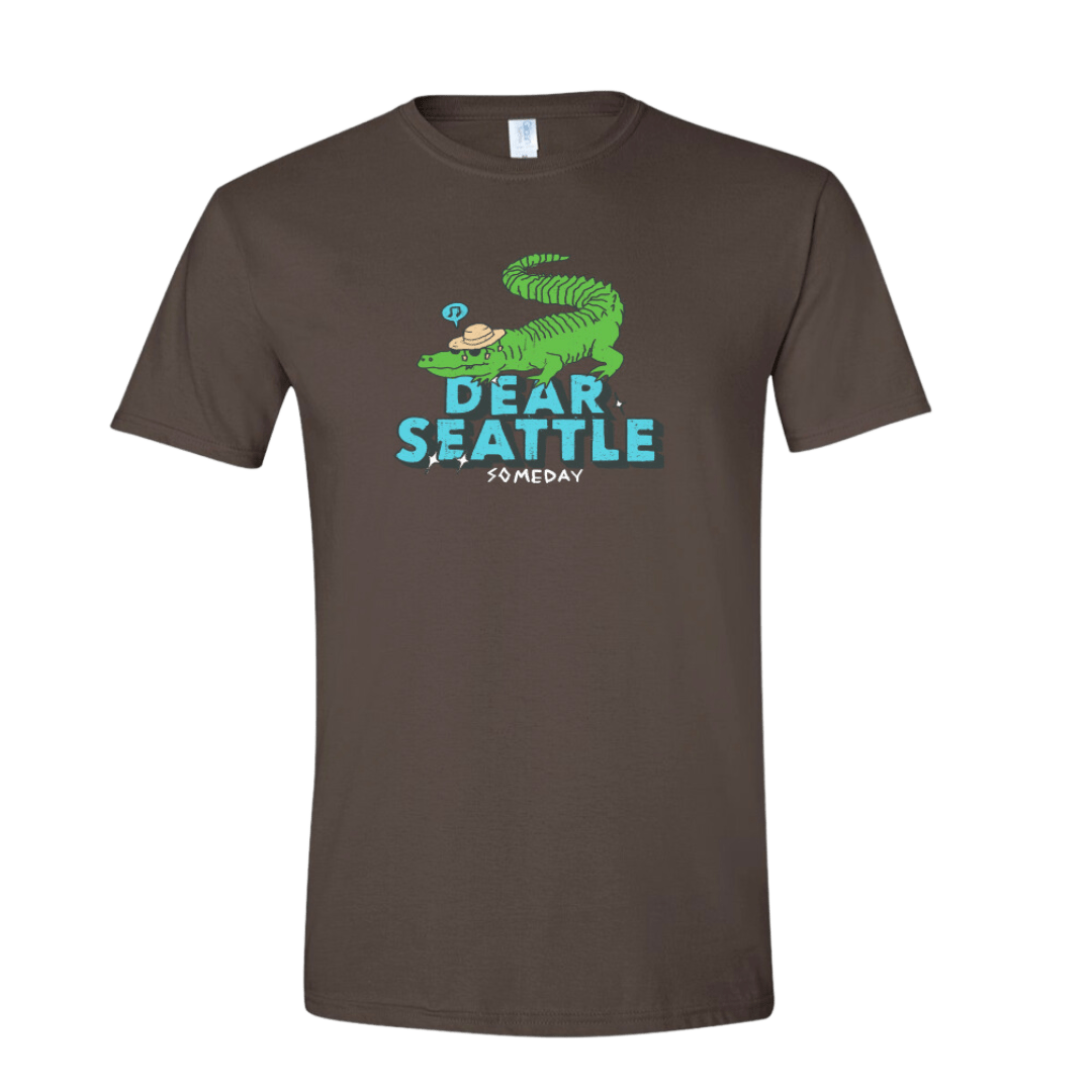 Dear Seattle / Croc Tee (Brown)