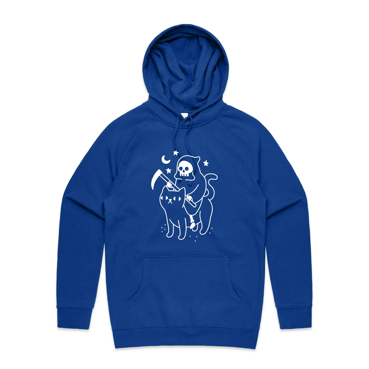 Death Rides A Cat Hoodie