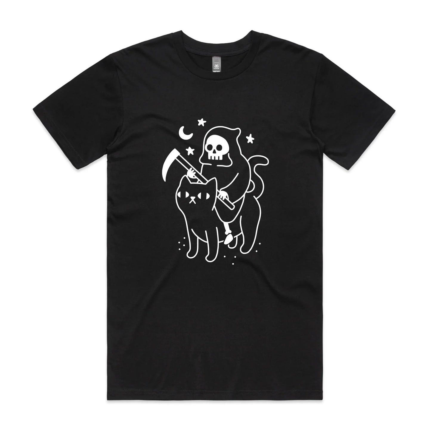 Death Rides A Cat Tee