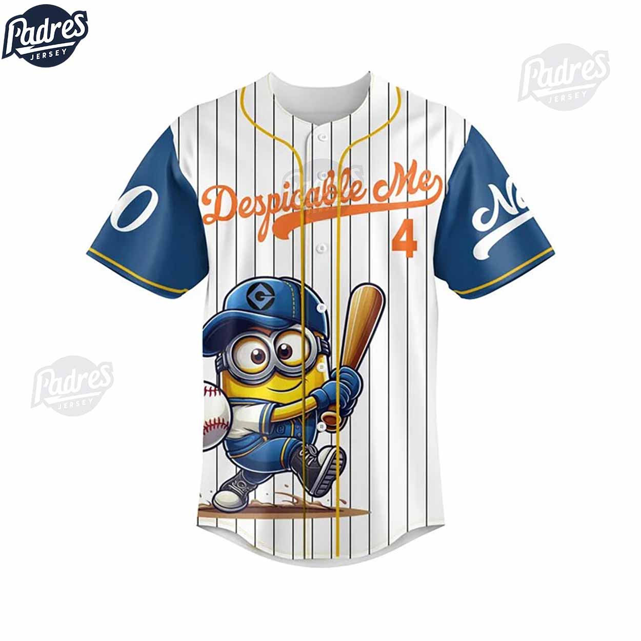 Despicable Me 4 Minion Dream Team Custom Baseball Jersey - Padres Jersey Oasis: Elevate Your Baseball Style Game