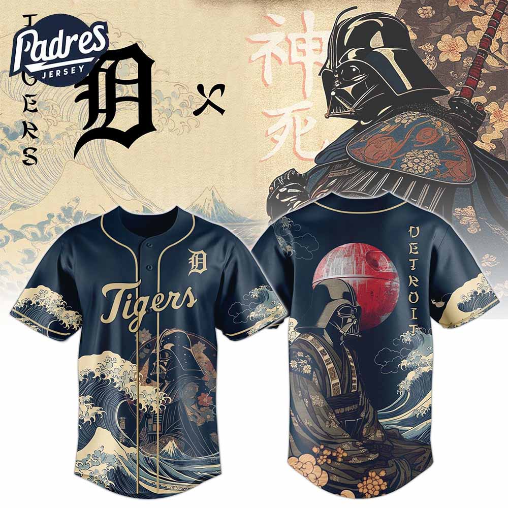 Detroit Tigers Darth Vader MLB Japan Edition Baseball Jersey - Padres Jersey Oasis: Elevate Your Baseball Style Game