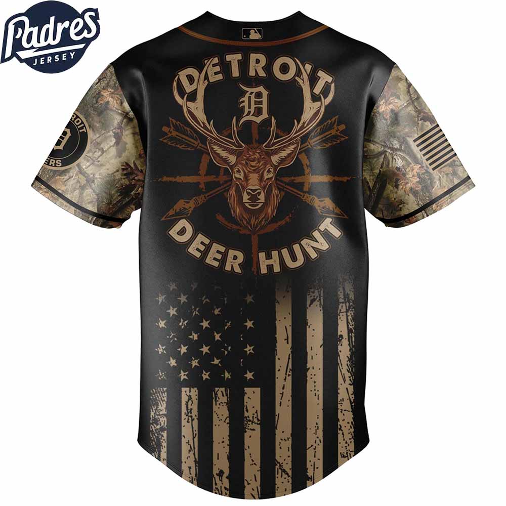 Detroit Tigers MLB X Deer Hunting Personalized Baseball Jersey - Padres Jersey Oasis: Elevate Your Baseball Style Game