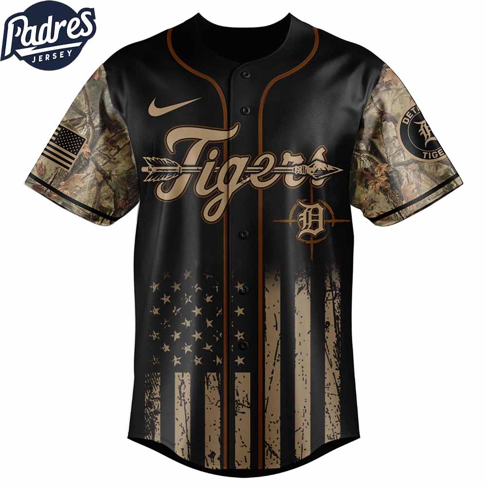 Detroit Tigers MLB X Deer Hunting Personalized Baseball Jersey - Padres Jersey Oasis: Elevate Your Baseball Style Game