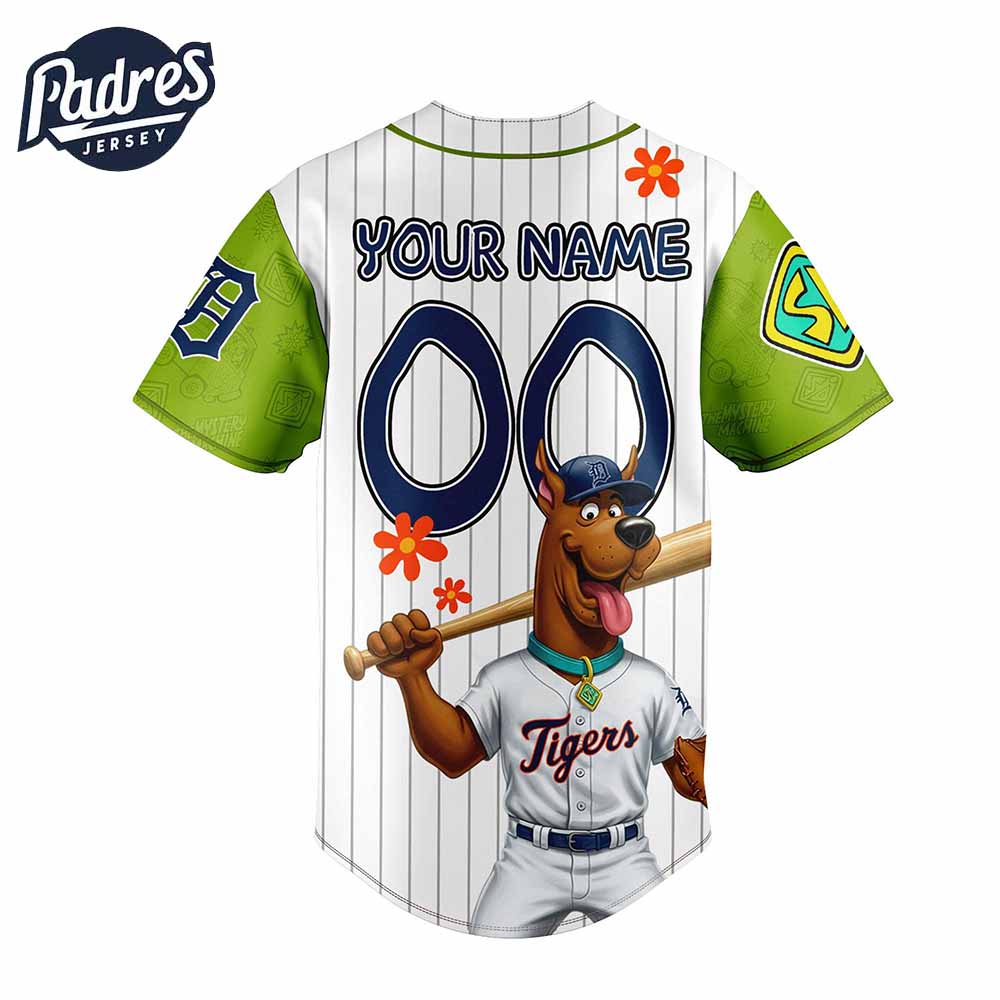 Detroit Tigers MLB x Scooby Doo Personalized Baseball Jersey Outfit - Padres Jersey Oasis: Elevate Your Baseball Style Game