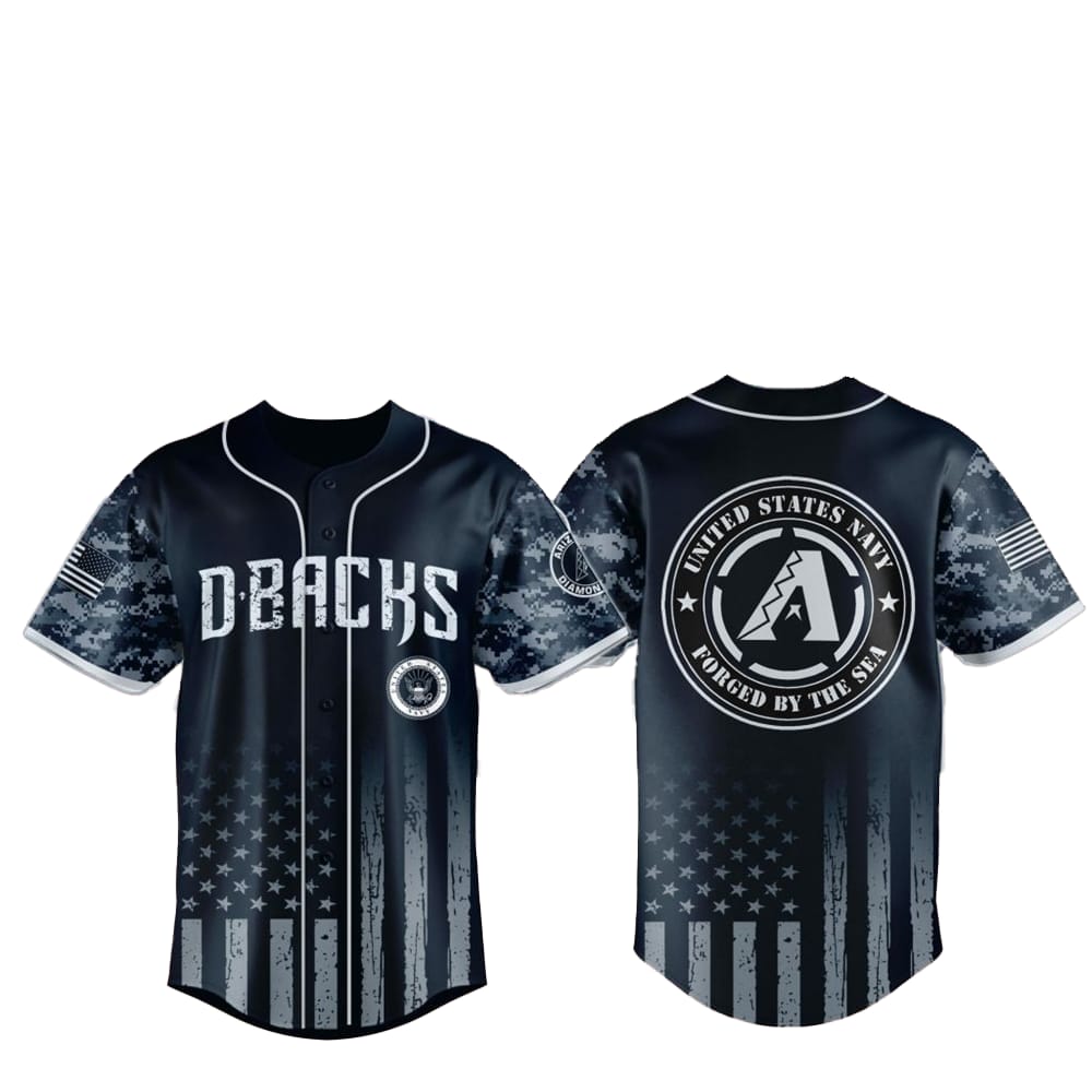 Diamondbacks US Navy Military Jersey 2025 - Grishko.com