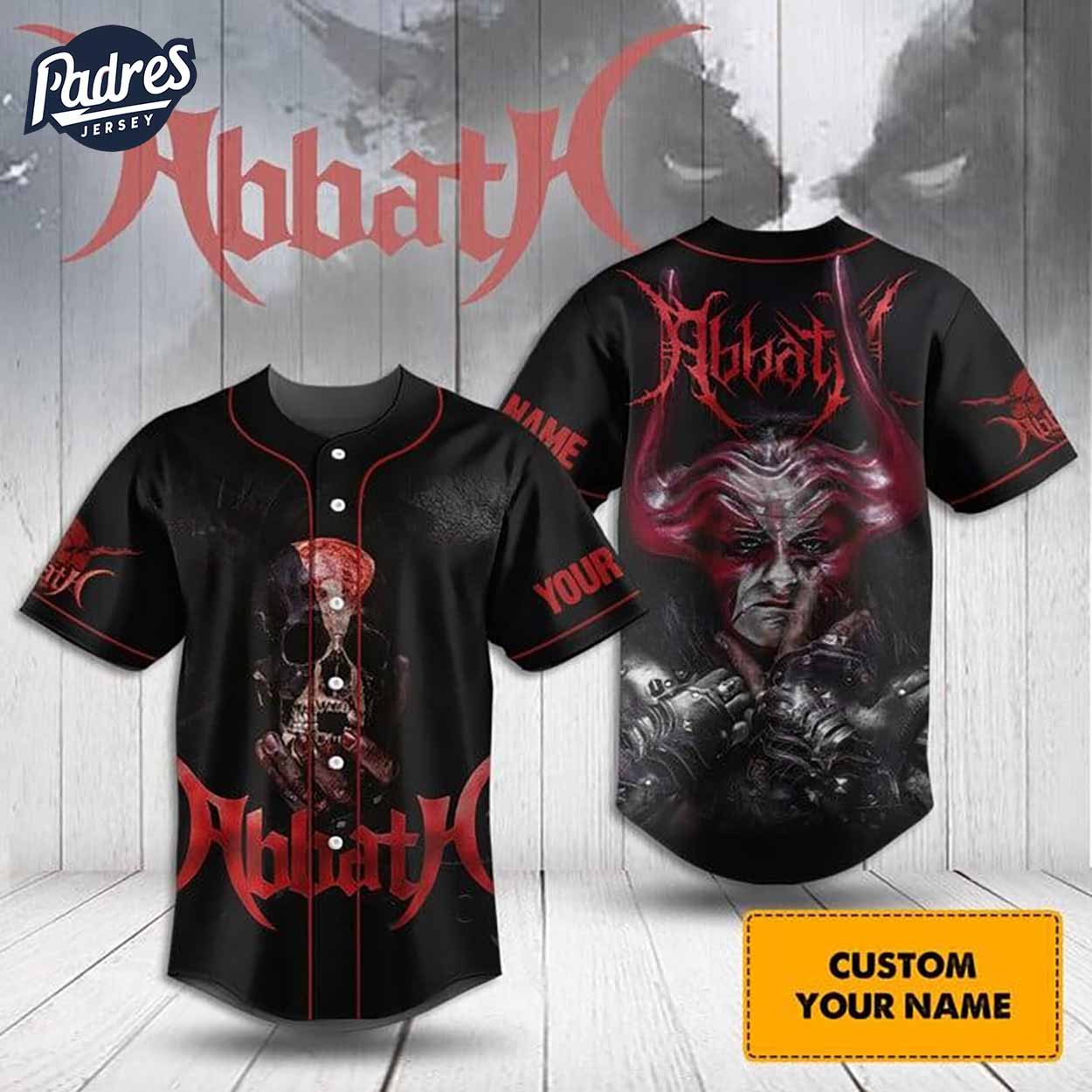 Dread Reaver Album By Abbath Custom Baseball Jersey - Padres Jersey Oasis: Elevate Your Baseball Style Game