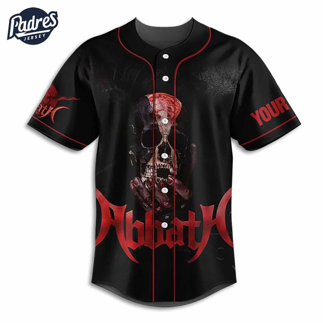 Dread Reaver Album By Abbath Custom Baseball Jersey - Padres Jersey Oasis: Elevate Your Baseball Style Game